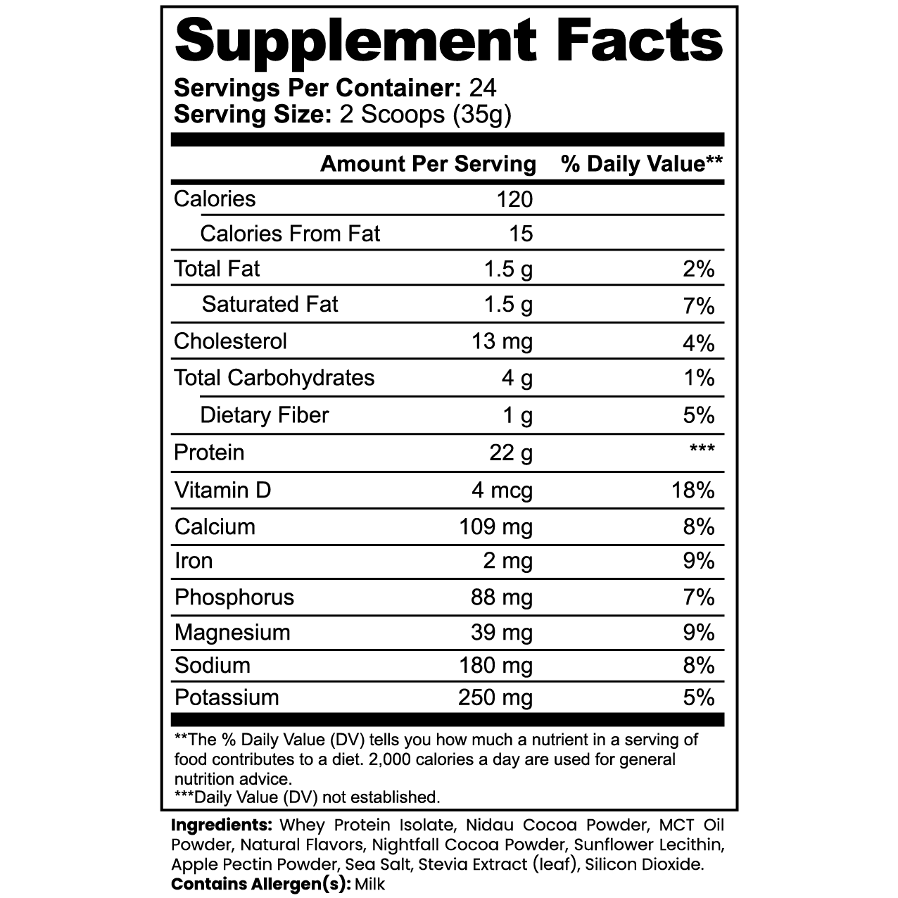 Alpha Whey Protein Isolate (Chocolate)