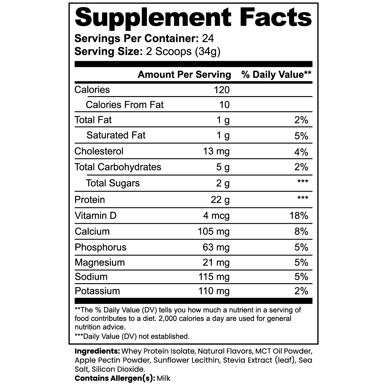 Alpha Whey Protein Isolate (Vanilla)
