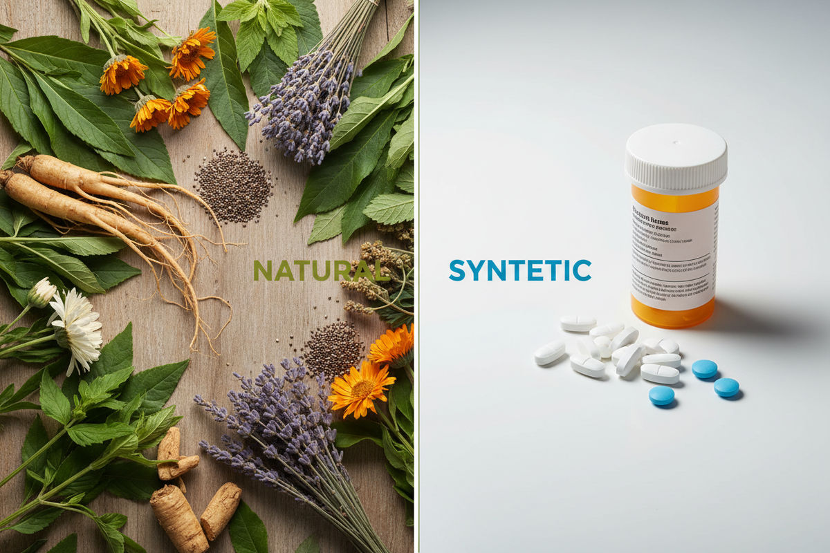 natural vs synthetic male enhancement supplements comparison