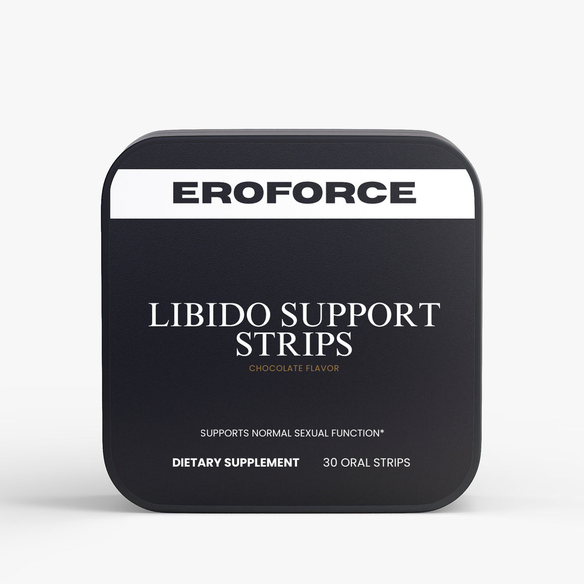 Eroforce Libido Support Strips packaging on a white background