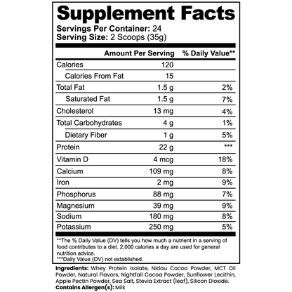 Alpha Whey Protein Isolate (Chocolate)